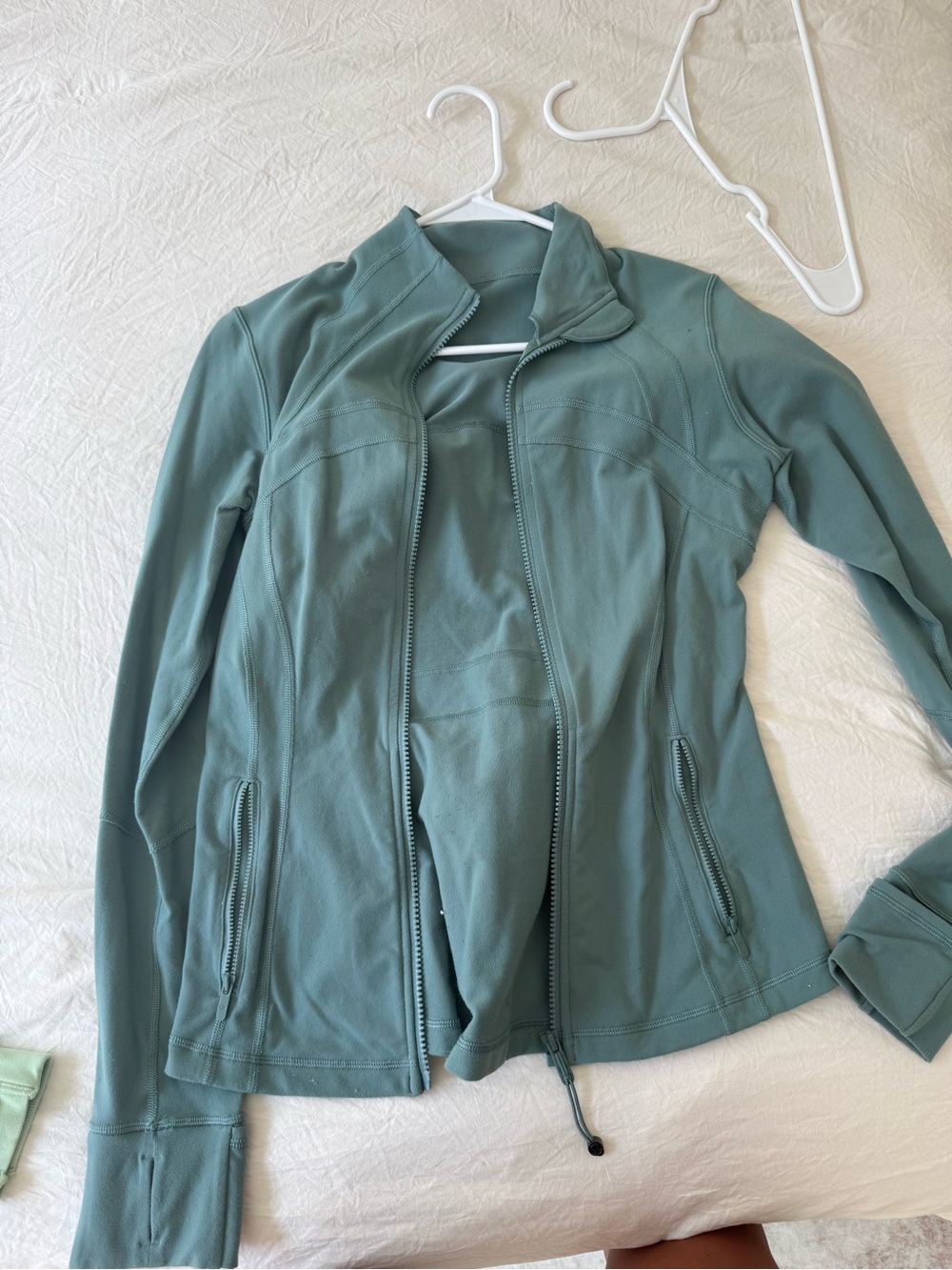 lululemon athletica Sage Green Full-Zip Athletic Jacket